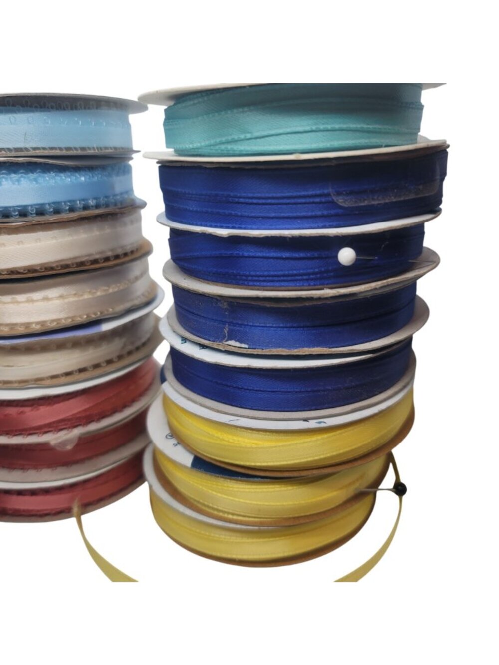 Picot Edge Ribbons 20 Spools Polyester Assorted Colors Craft Supplies Lot O - Picture 4 of 6